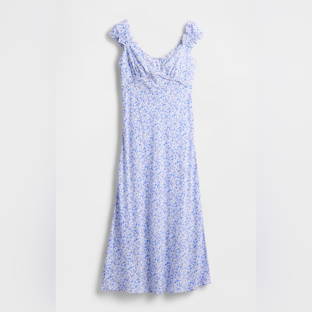 NEW - Gap - Crepe Sweetheart Maxi Dress